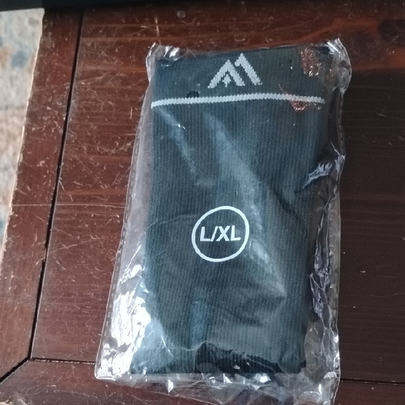 Other - Brand New In Package Black And Gray Compression Socks Large/Xlarge